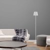 Lampa podłogowa V-TAC 4W LED biała IP54 ładowalna VT-7544-W 3000K 300lm